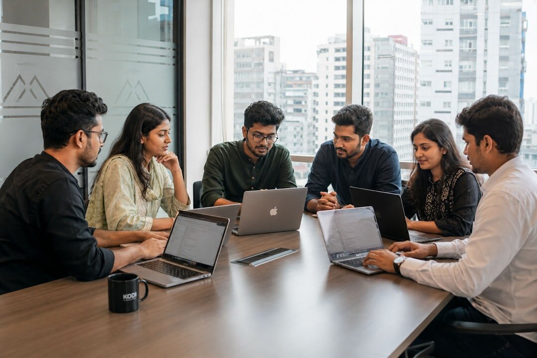 swiss business team collaboration